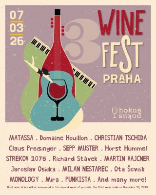 🇨🇿📣 Oznamujeme první várku vinařů pro HokusPokus Winefest 2026! 🍷 🍇Další várku hvězd oznámíme v druhé vlně předprodejů...