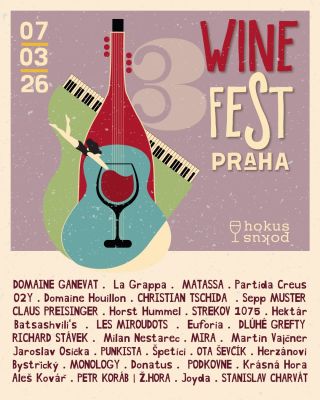 🇨🇿📣 HokusPokus Winefest 2026 a druhá várka vinařů! 🍷 🍇Line-Up již má téměř finální podobu, ale nikoliv konečnou 😜 🎄🎁 K...